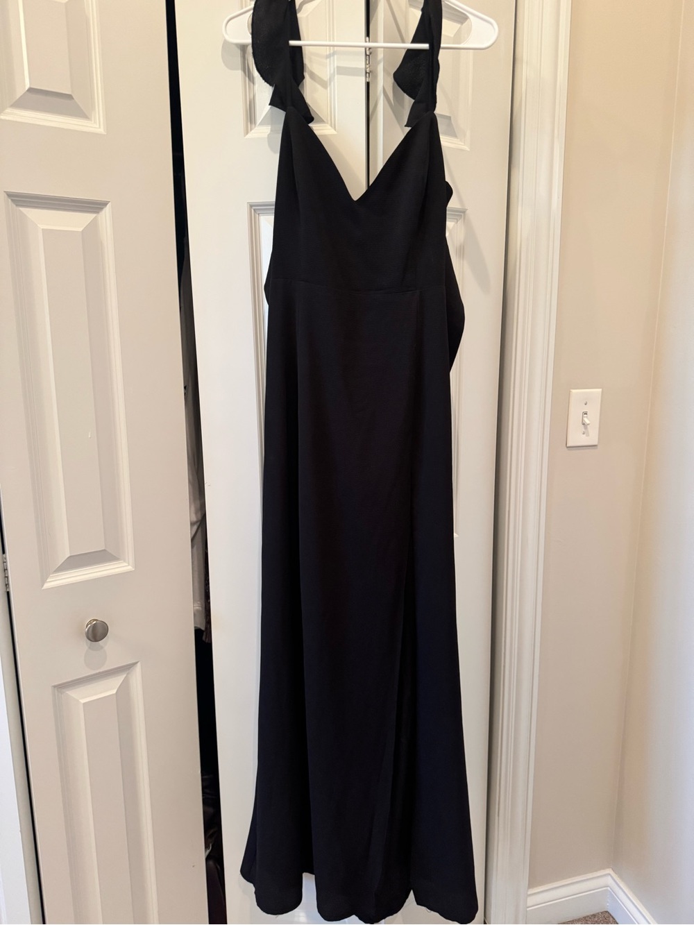 Black floor length gown